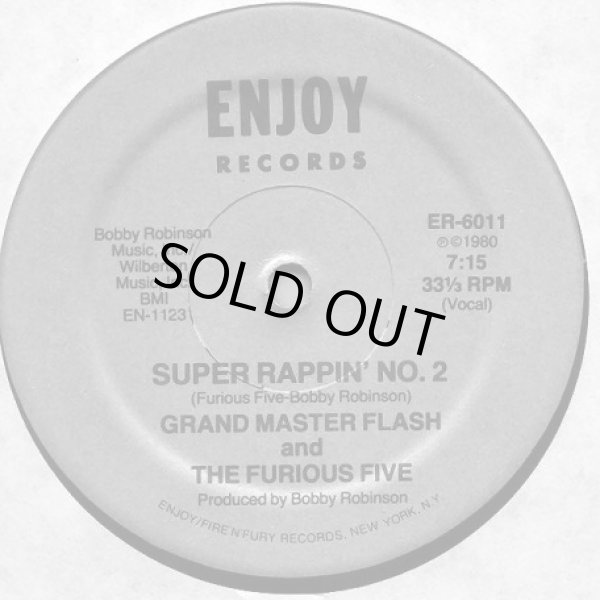 画像1: Grand Master Flash And The Furious Five - Super Rappin' No. 2  12"