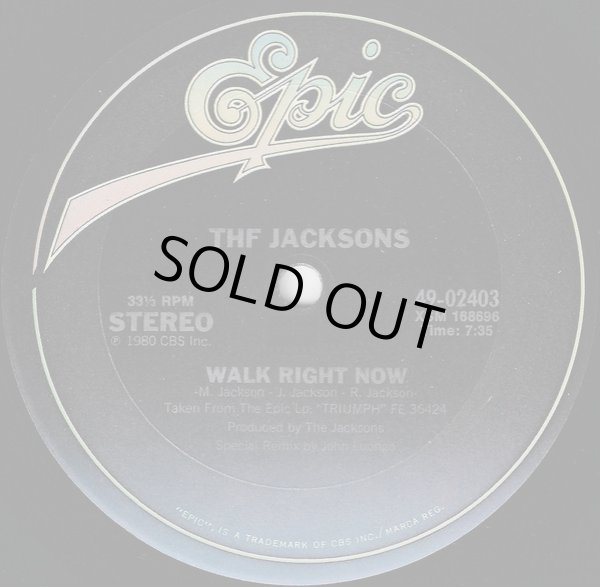 画像1: The Jacksons - Walk Right Now (Special Remix) 12"