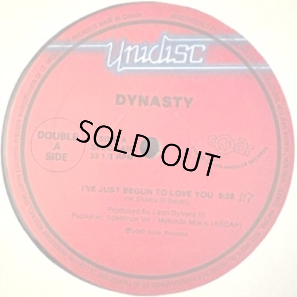 画像1: Dynasty - I've Just Begun To Love You/Do Me Right  12"
