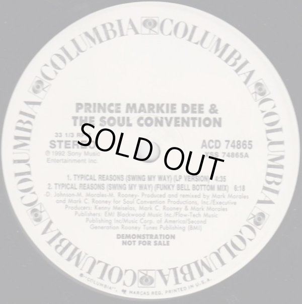 画像1: Prince Markie Dee And The Soul Convention - Typical Reasons (Swing My Way)   12"
