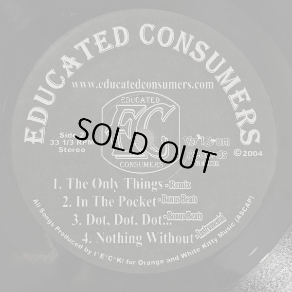画像3: Educated Consumers - In the Pocket/Dot, Dot, Dot…/Nothing Without/The Only Things (Remix)  EP