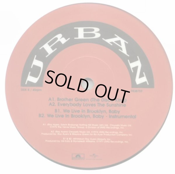 画像3: Roy Ayers - Brother Green (The Disco King)/Everybody Loves The Sunshine/We Live In Brooklyn, Baby  12"