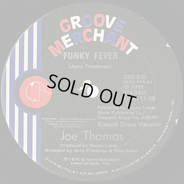 画像2: Joe Thomas - Funky Fever/Polarizer  12" 