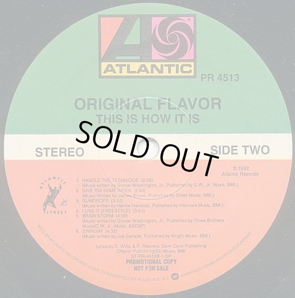 画像2: Original Flavor - This Is How It Is  LP