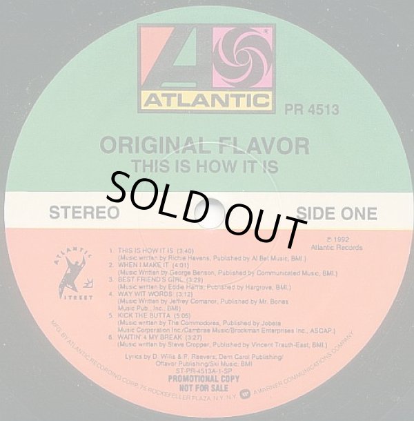 画像1: Original Flavor - This Is How It Is  LP