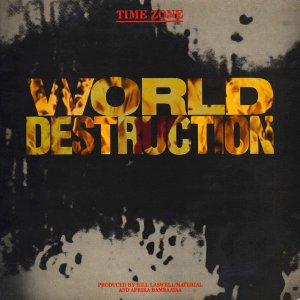 画像: Time Zone Featuring John Lydon & Afrika Bambaataa - World Destruction 12"