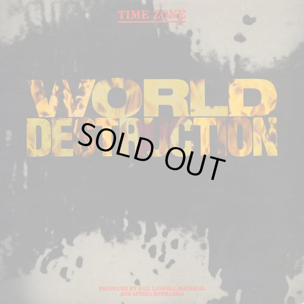 画像1: Time Zone Featuring John Lydon & Afrika Bambaataa - World Destruction  12"
