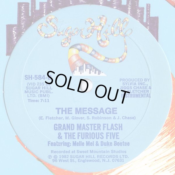 画像2: Grand Master Flash & The Furious Five Feat.: Melle Mel &  Duke Bootee - The Message  12"