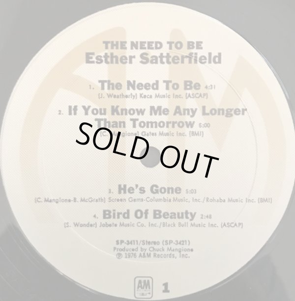 画像2: Esther Satterfield - The Need To Be  LP
