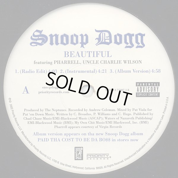 画像2: Snoop Dogg - Beautiful/Ballin'  12"