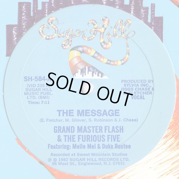 画像1: Grand Master Flash & The Furious Five Feat.: Melle Mel &  Duke Bootee - The Message  12"