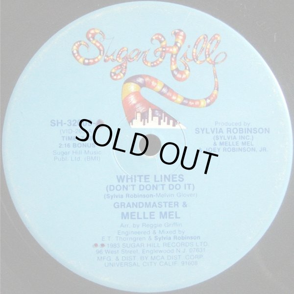 画像1: Grandmaster & Melle Mel - White Lines (Don't Don't Do It)/Melle Mel's Groove  12"