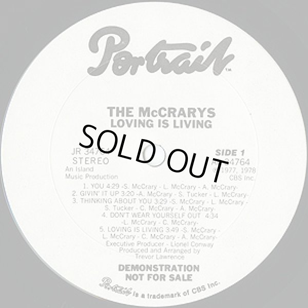 画像3: McCrarys	 - Loving Is Living  LP