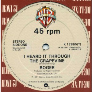 画像: Roger - I Heard It Through The Grapevine/A Chunk Of Sugar  12"