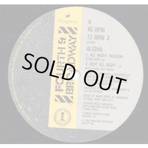 画像: Alisha - All Night Passion 12"