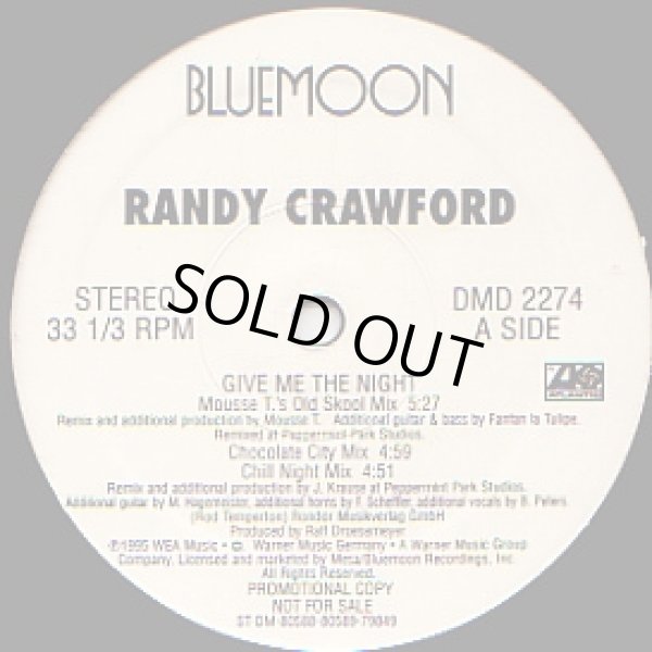 画像1: Randy Crawford - Give Me The Night  12"