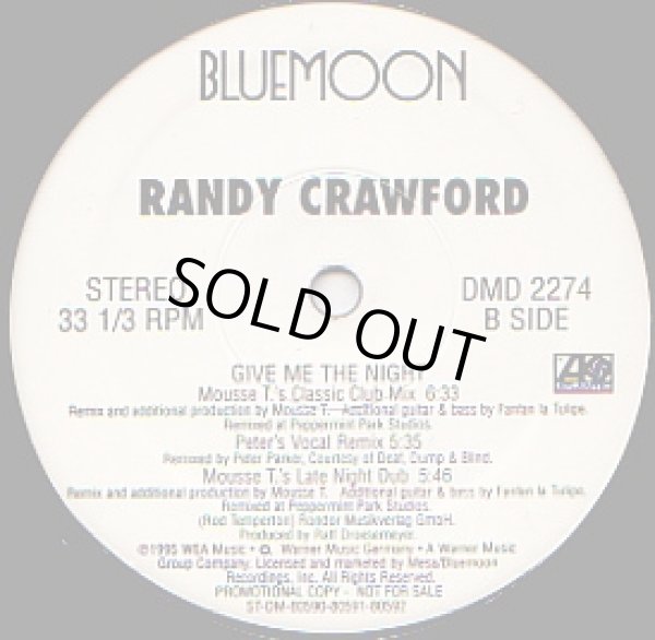 画像2: Randy Crawford - Give Me The Night  12"