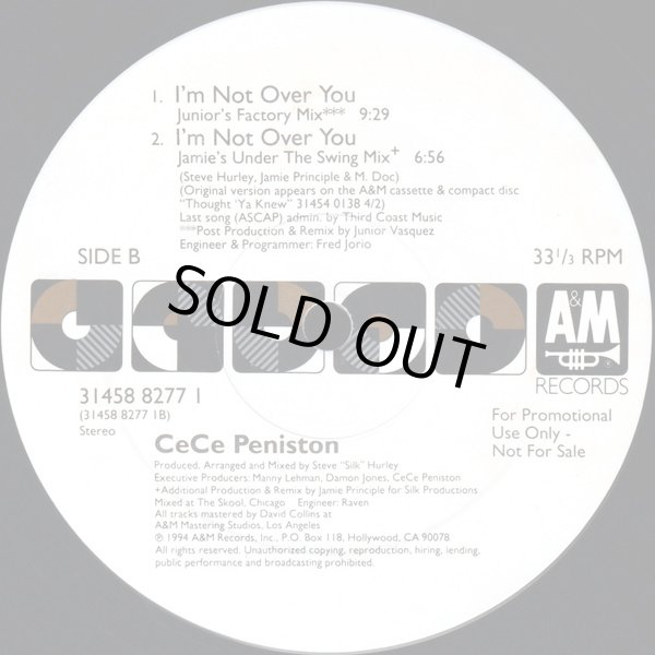 画像3: Ce Ce Peniston - I'm Not Over You  12"X2