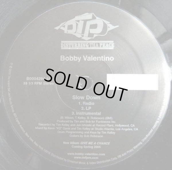画像1: Bobby Valentino - Slow Down 12"