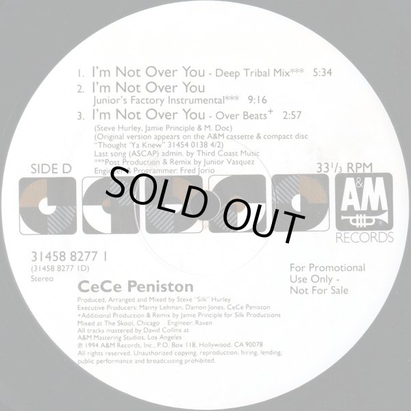 画像5: Ce Ce Peniston - I'm Not Over You  12"X2