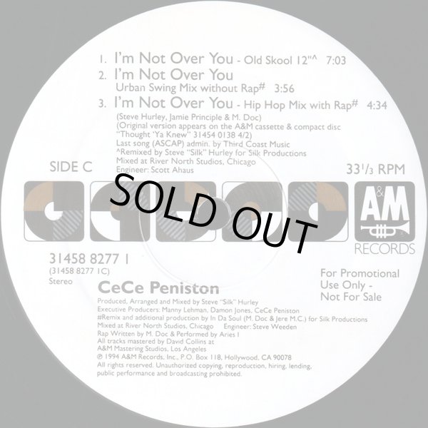 画像4: Ce Ce Peniston - I'm Not Over You  12"X2