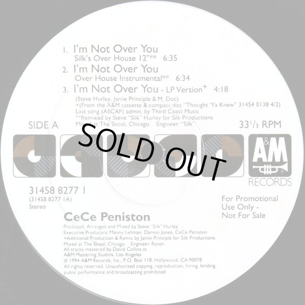 画像2: Ce Ce Peniston - I'm Not Over You  12"X2