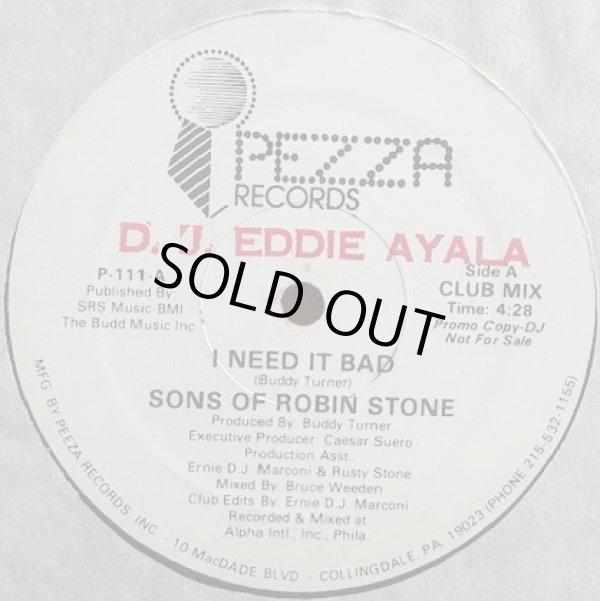 画像1: Sons Of Robin Stone - I Need It Bad  12"