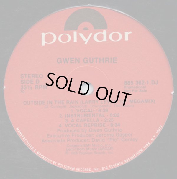 画像2: Gwen Guthrie - Outside In The Rain 12"