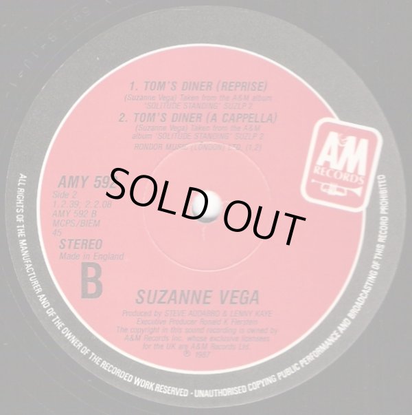 画像3: D.N.A.Featuring Suzanne Vega - Tom's Diner  12"