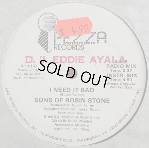 画像2: Sons Of Robin Stone - I Need It Bad  12"