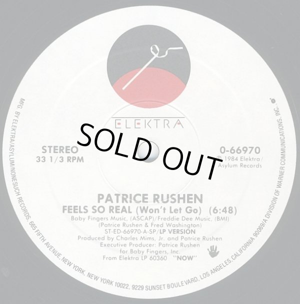 画像1: Patrice Rushen - Feels So Real (Won't Let Go)　12"