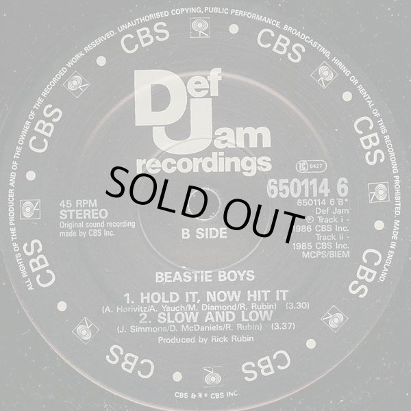 画像2: Beastie Boys - She's On It/Hold It, Now Hit It/Slow And Low  12"