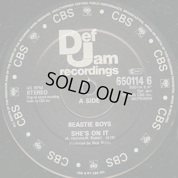 画像1: Beastie Boys - She's On It/Hold It, Now Hit It/Slow And Low  12"