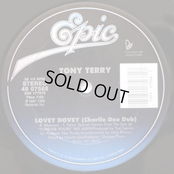 画像2: Tony Terry - Lovey Dovey  12"