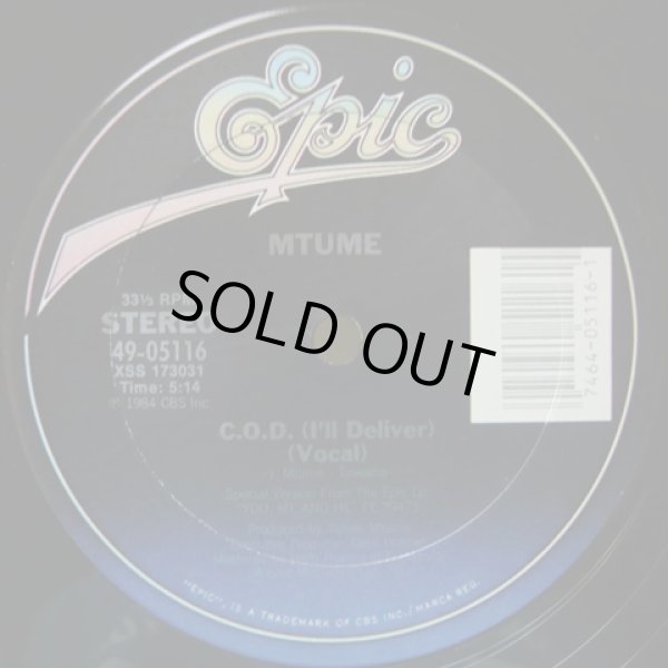 画像1: Mtume - C.O.D. (I'll Deliver)  12"  