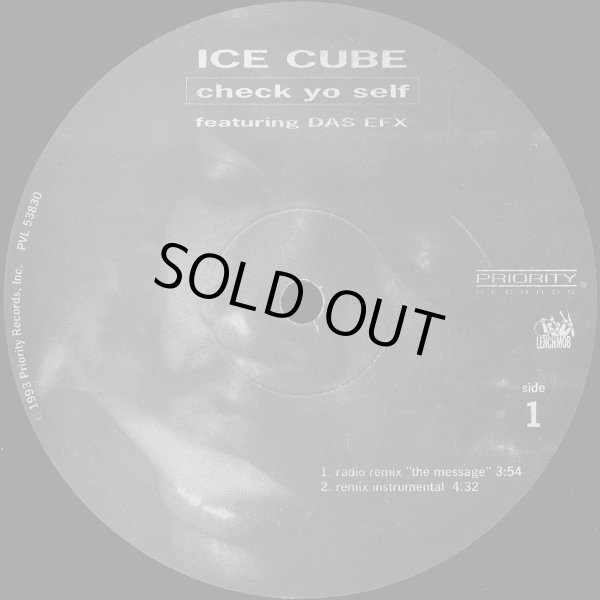 画像1: Ice Cube - Check Yo Self/It Was A Good Day/24 With A L  12"