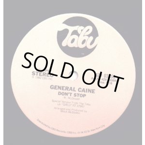 画像: General Caine - Don't Stop/For Lovers Only 12"