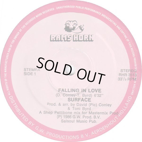 画像1: Surface/Rafael Cameron - Falling In Love/Desires 12"