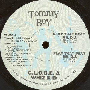 画像: G.L.O.B.E. & Whiz Kid - Play That Beat Mr. D.J. 12"