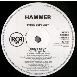 画像: Hammer - Don't Stop (Do It Roger Mix) 12"