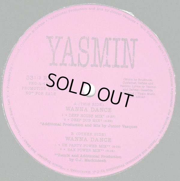 画像1: Yasmin - Wanna Dance/Slow  12"