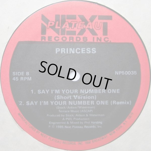 画像2: Princess - Say I'm Your Number One 12"