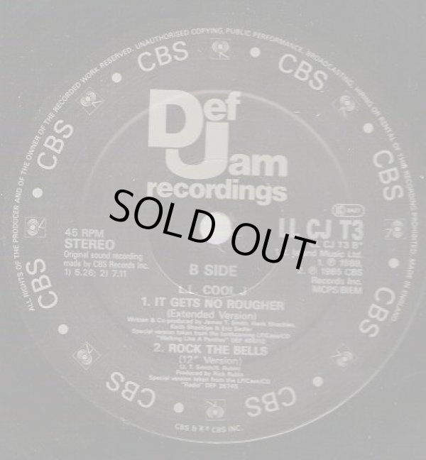 画像2: LL Cool J	 - I'm That Type Of Guy (Extended)/It Gets No Rougher (Extended)/Rock The Bells (12" Vers)  12"