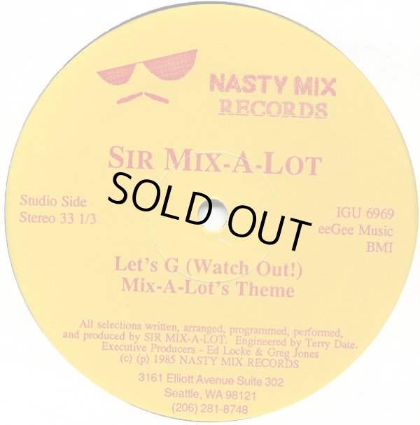画像2: Sir Mix-A-Lot - I Just Love My Beat/Square Dance Rap/Let's G (Watch Out!)/Mix-A-Lot's Theme  EP