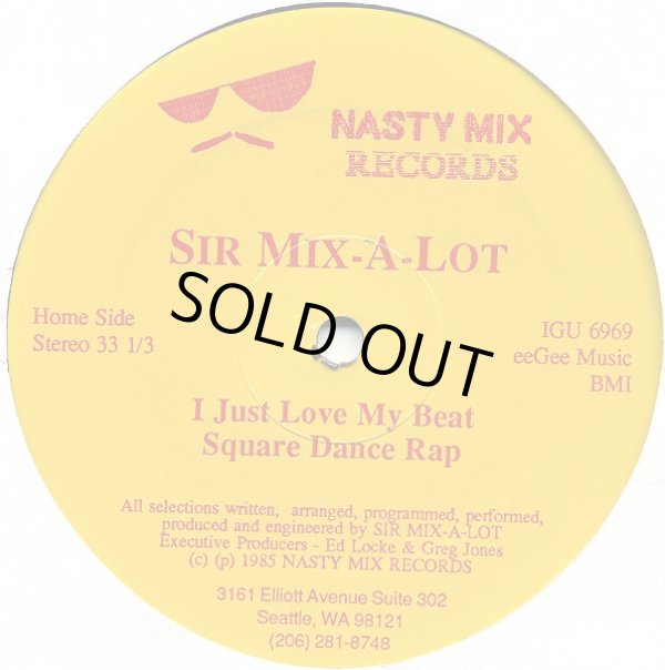 画像1: Sir Mix-A-Lot - I Just Love My Beat/Square Dance Rap/Let's G (Watch Out!)/Mix-A-Lot's Theme  EP