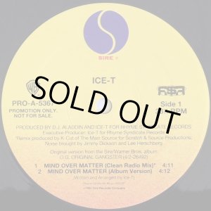 画像: Ice-T - Mind Over Matter 12"