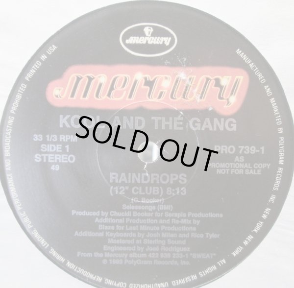 画像2: Kool & The Gang - Raindrops/Amor Amore + Raindrops (Blaze Remixes) (Doubled)  12"X2