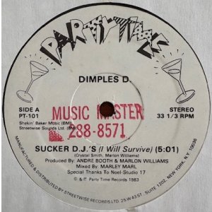 画像: Dimples D - Sucker D.J's/Marley Larl's Sucker Dub/Suckapella  12"