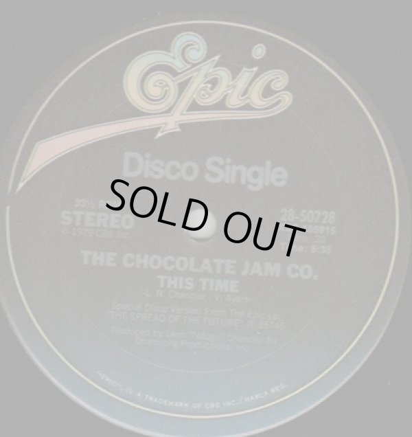 画像1: The Chocolate Jam Co. - This Time/A Chocolate Jam  12"