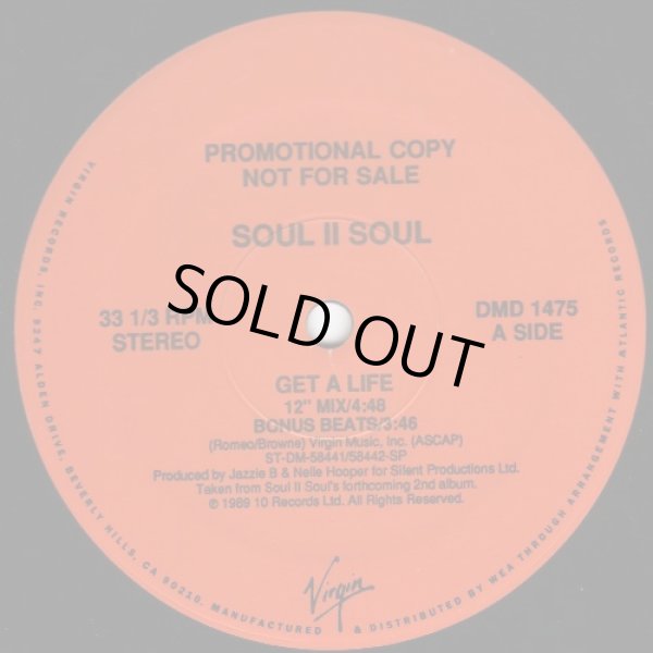 画像1: Soul II Soul - Get A Life X3/Fairplay (12" Mix)  12"